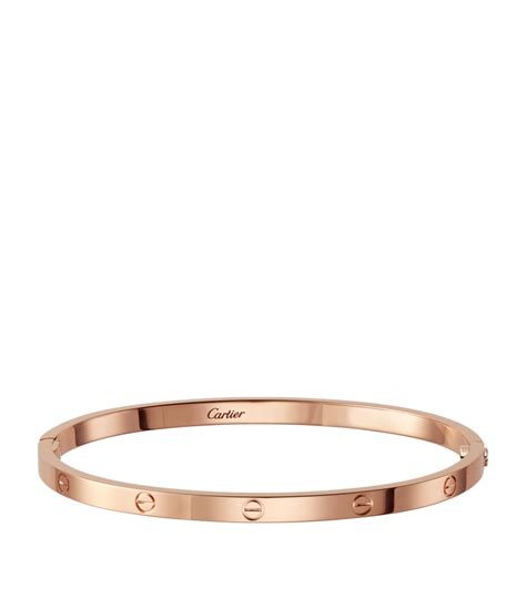 cartier love bracelet rose gold small|cartier love bracelet 750 price.